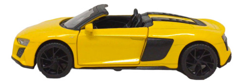 Auto A Escala Audi R8 Spyder 1:35 Msz Color Amarillo