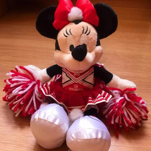 Pelúcia Minnie Líder Torcida 30cm Versão Limitada Disney