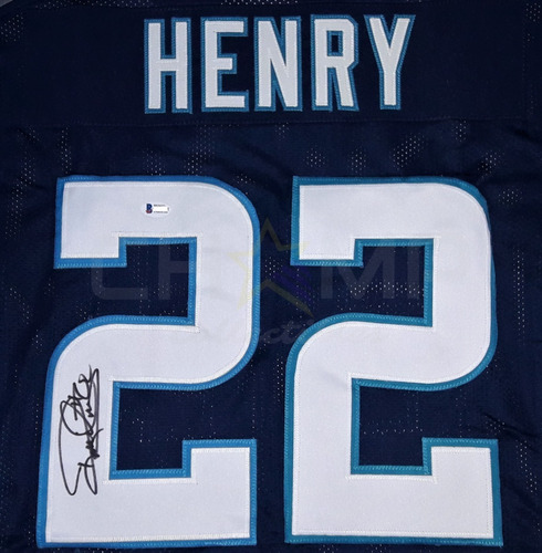 Jersey Autografiado Derrick Henry Tennessee Titans Titanes