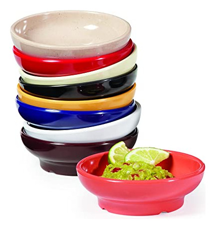 Plato De Melamina Para Salsa O Queso Get Sd-05-r-ec, 5 Onzas
