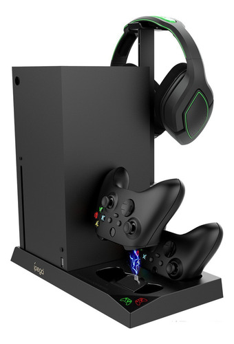 Base De Enfriamiento Xbox Series X Con Soporte Para 2 Mandos