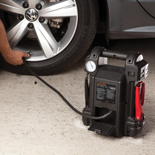 Auxiliar De Partida 12v Com Compressor 7ah 350a Black+decker