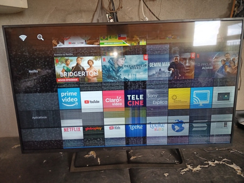Imagem 1 de 10 de Tv Sony Com Defeito De Tela Modelo Kd-49x705e 4k
