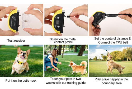 Collar Para Mascota Con Sistema De Gps Negro