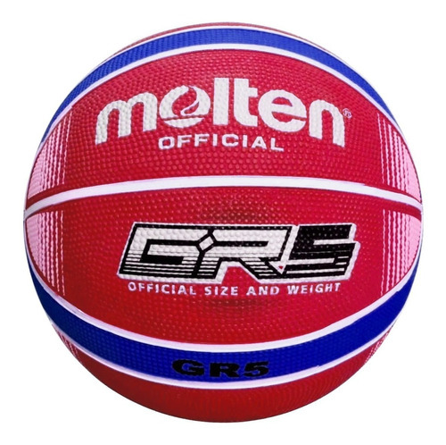 Balon Basket # 5 Molten Bgrx5-rb Color Rojo/Azul