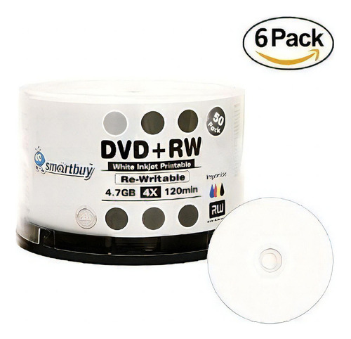 Disco virgen DVD+R SmartBuy de 16x por 50 unidades