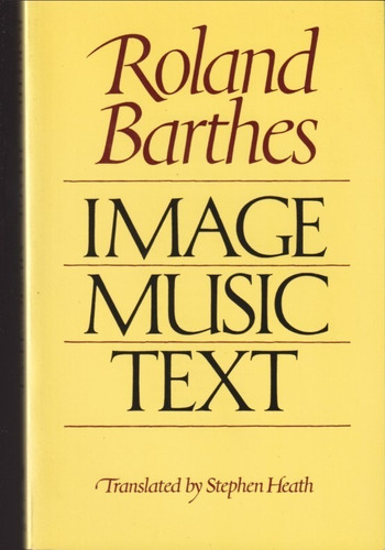 Image Music Text John Berger 