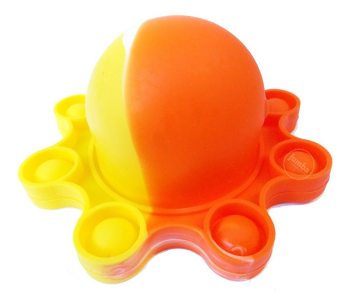 Imagen 3 de 10 de Pulpo Reversible Grande Pop It Silicona Antistress