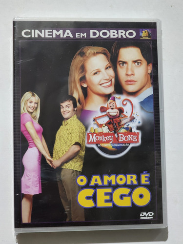 Dvd O Amor É Cego/monkey Bone Original Lacrado 2 Filmes