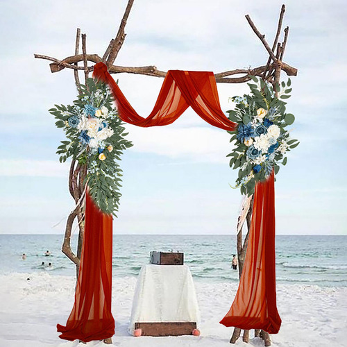 Telón De Fondo De Boda Con Diseño De Arco De Boda, Duradero