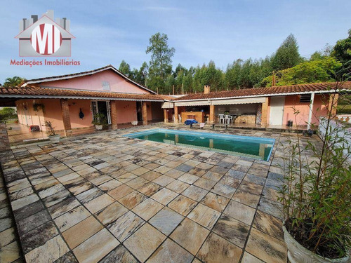 Imagem 21 de 30 de Linda Chácara Com Escritura, 3 Dormitórios Piscina, Pomar, Edícula, À Venda, 3800 M² Por R$ 650.000 - Zona Rural - Pinhalzinho/sp - Ch0992