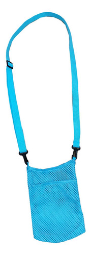 2 Bolsa Portátil Para Botella De Agua Con Correa Azul