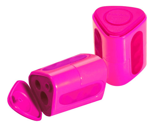 Sacapuntas Plastico Con Groove Y Deposito 2 Orificios Lyra