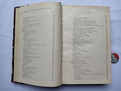 Libro Minas Del Perú No 37 Mf 120e8 (Usado)