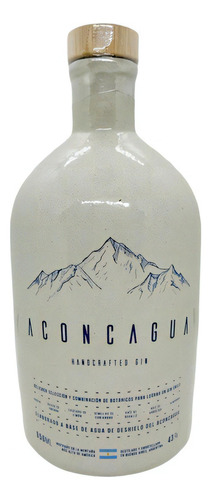 Gin Aconcagua Cerámica - Industria Nacional 950ml