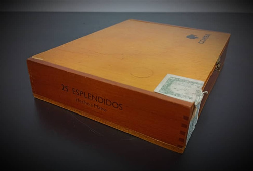 Antigua Caja En Madera De Habanos Cohiba Esplendidos! Oferta (Usado)