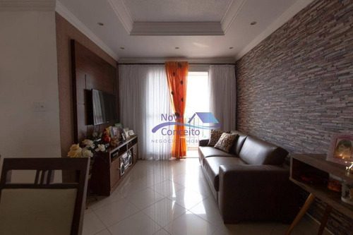 Apartamento Com 2 Dormitórios À Venda, 61 M² Por R$ 380.000,00 - Vila Mafra - São Paulo/sp - Ap0203