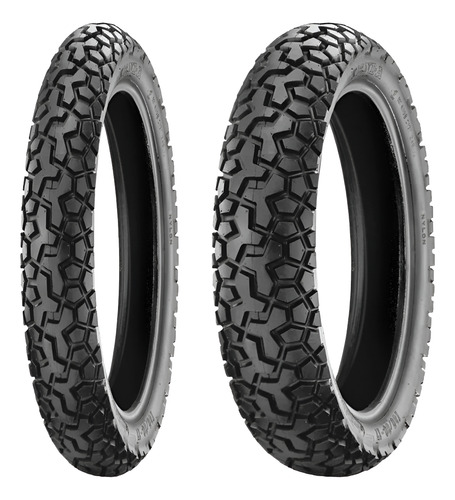 Par Pneu 90/90-19 + 110/90-17 Trail On Off K280 Nxr 125 Bros