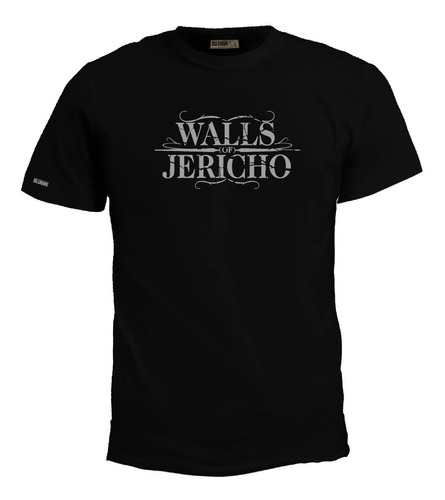 Camiseta Walls Of Jericho Logo Rock Metal Banda Hombre Bto
