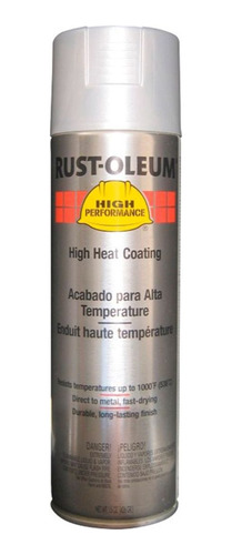 Tinta Spray Alta Temperatura 1000º F  Aluminio Rust-oleum