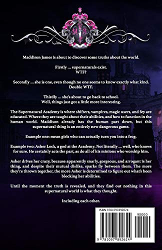 Supernatural Academy, De Eve, Jaymin. Editorial Independently Published, Tapa Pasta Blanda, Edición 1 En Inglés, 2019