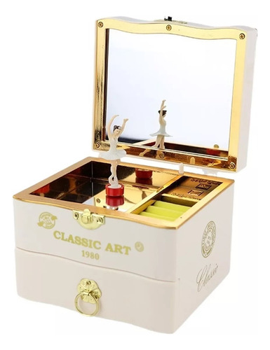 Caja Musical Para Guardar Joyas Diseño De Bailarina