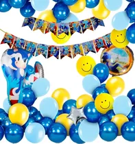 Comprar Kits De Globos De Sonic Dash Globos Metalicos Sonic Movie