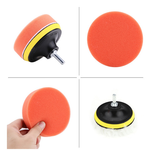 Almohadillas Para Pulir Coches, 8 Unidades, 4 Pulgadas, Jueg