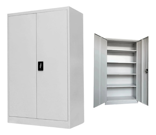 Gabinete Metálico Universal 4 Niveles Gris Archivero Gris Color Gris claro
