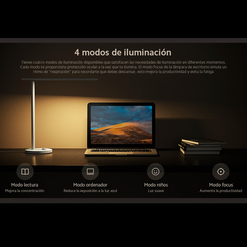 Xiaomi Mi Led Desk Lámpara Escritorio Smart Lectura Blanco