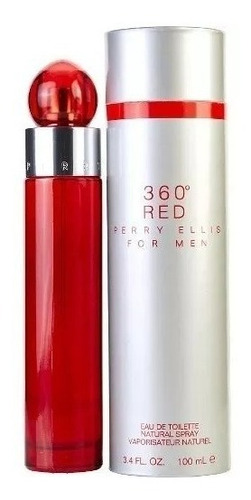 Perfume Original 360 Red Perry Ellis 100 Ml Caballeros