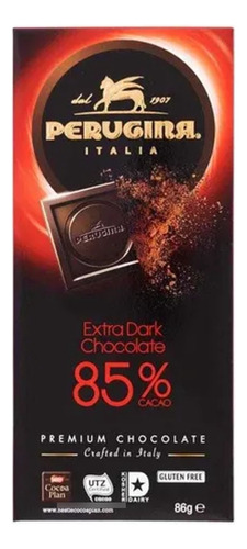 Chocolate Italiano Perugina Extra Dark 85% 86g