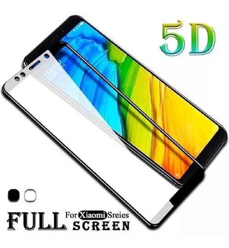 Vidrio Templado 5d Fullcover Xiaomi Redmi S2 Negro