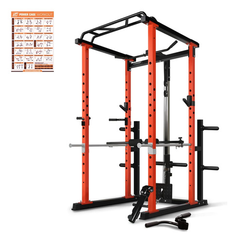 Jaula De Potencia C/sistema Opcional De Lat Pulldown/cable