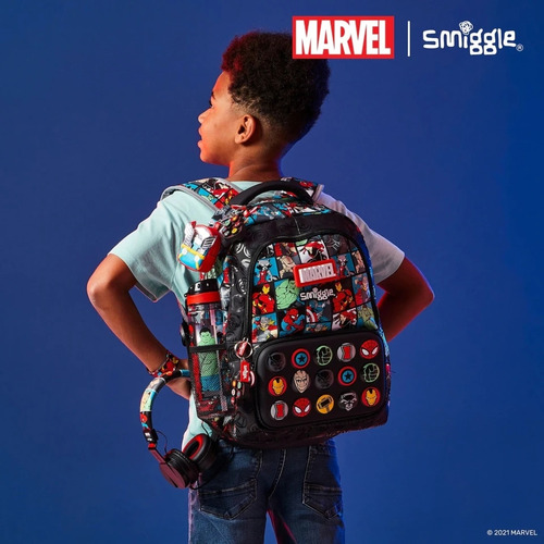 Mochila Smiggle® Marvel Spiderman Schoolbag Set Con Lapicera