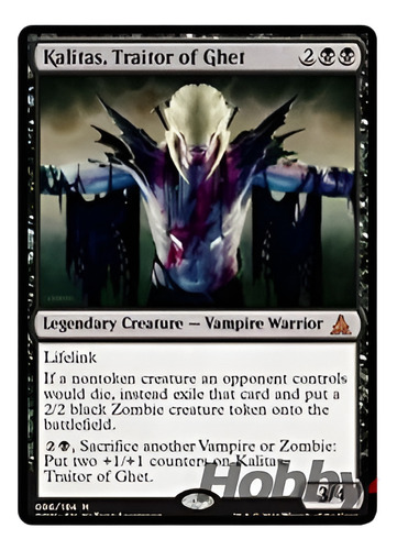 Kalitas, Traidor De Guetos M/nm Magic: El Encuentro Mtg Jura