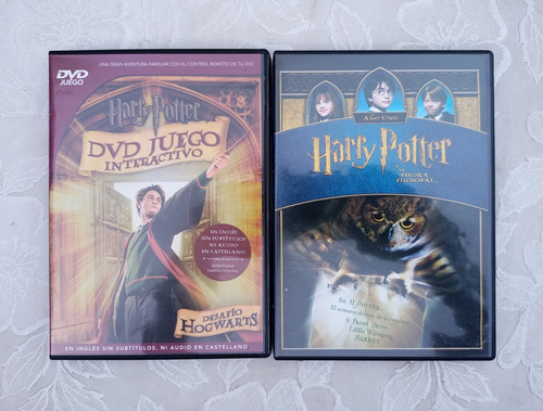 Harry Potter La Piedra Filosofal + Dvd Juego Interactivo Ing