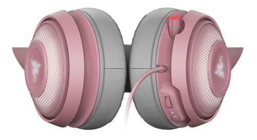 Imagem 6 de 6 de Headset Gamer Razer Kraken Kitty Chroma Quartz Com Fio Pc