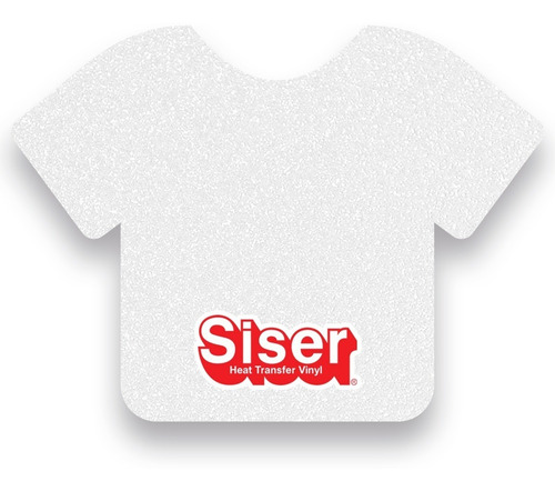 Imagen 1 de 4 de Vinil Textil Siser Glitter Sublimable Metro Lineal 12 PuLG