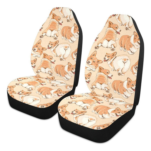 Vnurnrn-funda Para Asiento Coche Perro Bonito Tela Estampado