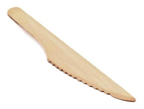 Cuchillo De Madera De Abedul 16,5 Cm Paquete X 100 Unidades.