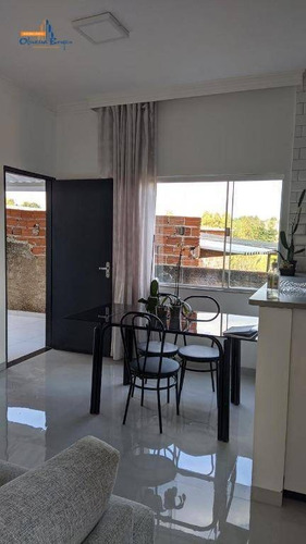 Casa À Venda Por R$240.000 Com Quintal E 2 Quartos No Residencial Arco Íris - Anápolis Go - Ca1666