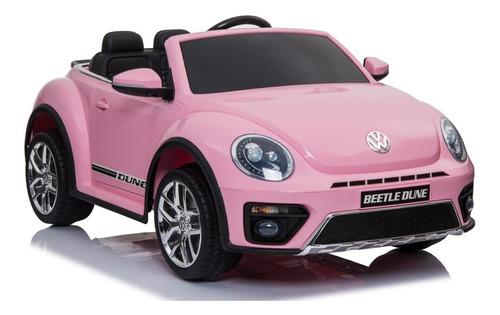 Imagen 3 de 4 de Auto A Batería Volkswagen New Beetle Cl-shx4303 Rosa