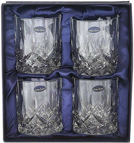 Amlong Crystal  Juego De 4 Vasos De Cristal De 5 Onzas Sin P