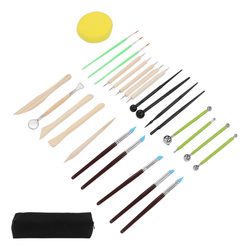 Kit De Herramientas De Cerámica, 28 Piezas, Herramientas De