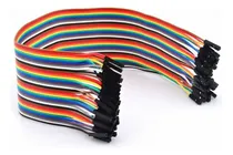 Comprar Cables Jumpers Arduino 10cm X 40 Cables M-m, H-h, H-m