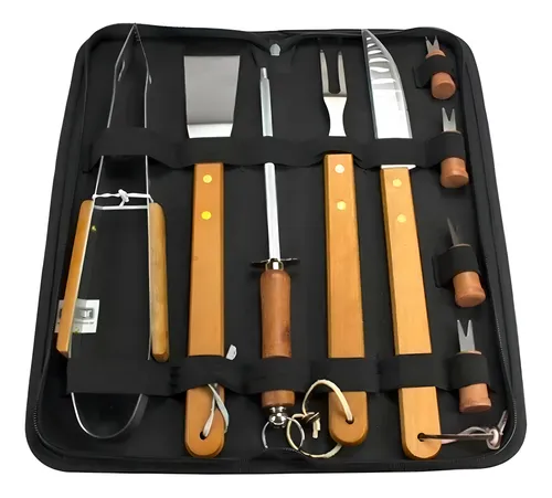 Kit Para Churrascos 360 Kit Churrasco Conjunto Talhes Para Churrasco – 10 Unidades