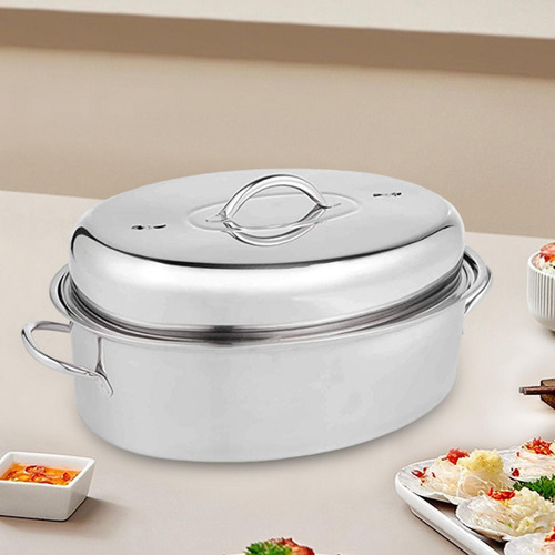 Vaporizador De Peixe Oval 16 Pol. Multiuso Para Macarrão, B