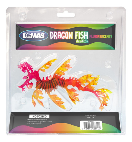 Adornos Para Pecera Adorno Pez Dragon Fluorescente Lomas