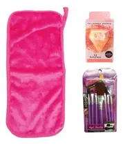 Comprar Toalla Limpieza Facial + Esponja Diamante + Set X7u Brochas